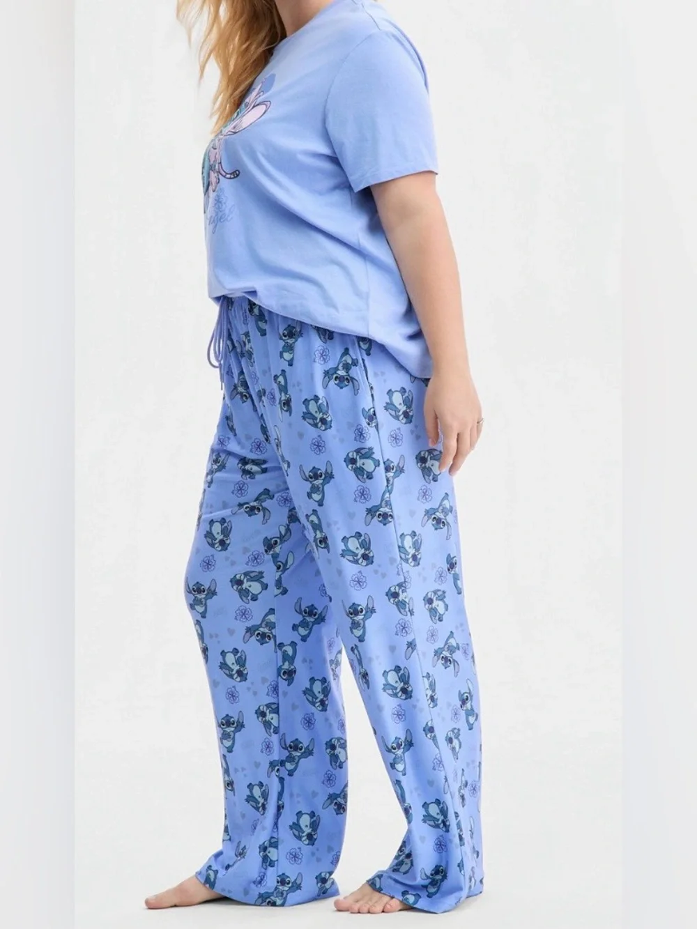 Disney Stitch Love Printed Drawstring Pants - Women’s 2X - NWT - Picture 2 of 4